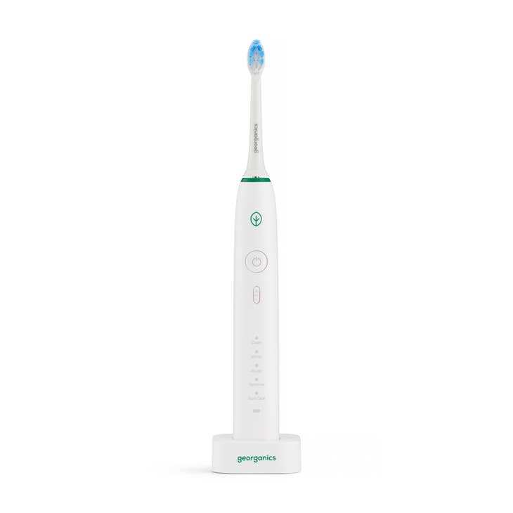 Georganics Sonic Eco Friendly Electric Toothbrush Set - 50000SPM - Plastic Freedom