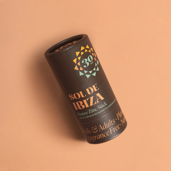 Sol De Ibiza Face & Body Super Zinc Stick SPF30 - Vegan & Plastic Free