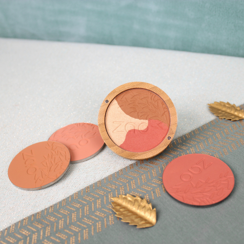 Zao Sublime Mosaic 3-in-1 Compact Powder Blusher and Bronzer