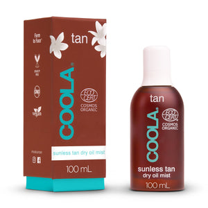 Coola Organic Sunless Tan Dry Oil Mist - Glass Bottle