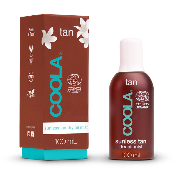 Coola Organic Sunless Tan Dry Oil Mist - Glass Bottle