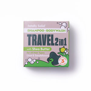 Shower Blocks Solid Travel Bar 2-in-1 Shampoo & Body Wash