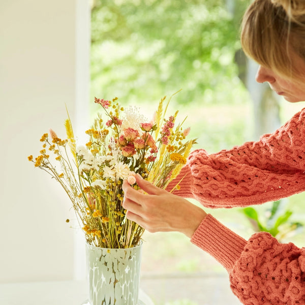 Wildflowers by Floriette Dried Flower Bouquet 50cm - Pink Lemonade