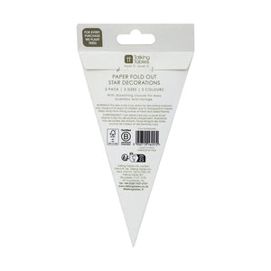 Talking Tables Folklore Paper Stars - x3 Pack