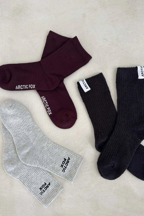 Arctic Fox 100% Bamboo Sporty Socks