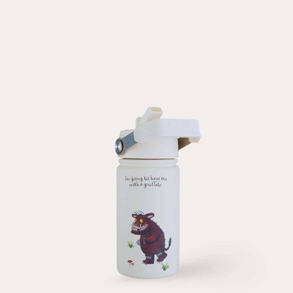 One Green Bottle Stainless Steel Kids Water Bottle 400ml - Gruffalo Cream