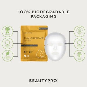BEAUTYPRO 100% Compostable Sheet Face Mask - Retinol Anti-Ageing Sheet Mask
