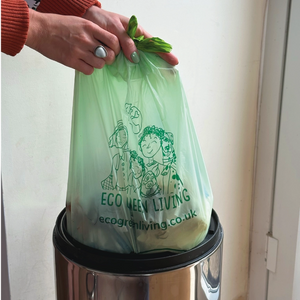 Eco Green Living Compostable Drawstring Bin Bags 40L - x25