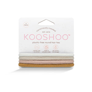 KooShoo Plastic Free Round Mondo Hair Ties