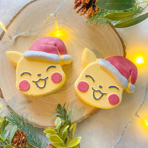 Bathe Enchanted Bath Bomb - Festive Pikachu
