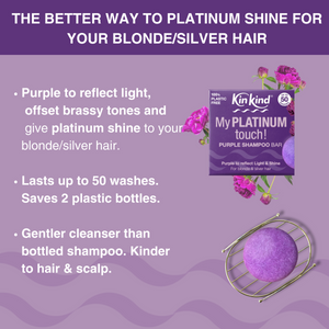 KinKind Purple Shampoo Bar 50g - for Blonde Hair