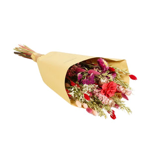 Wildflowers by Floriette Dried Flower Bouquet 50cm - Red