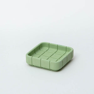 Block Design Handmade Eco Friendly Jesmonite Tile Square Dish