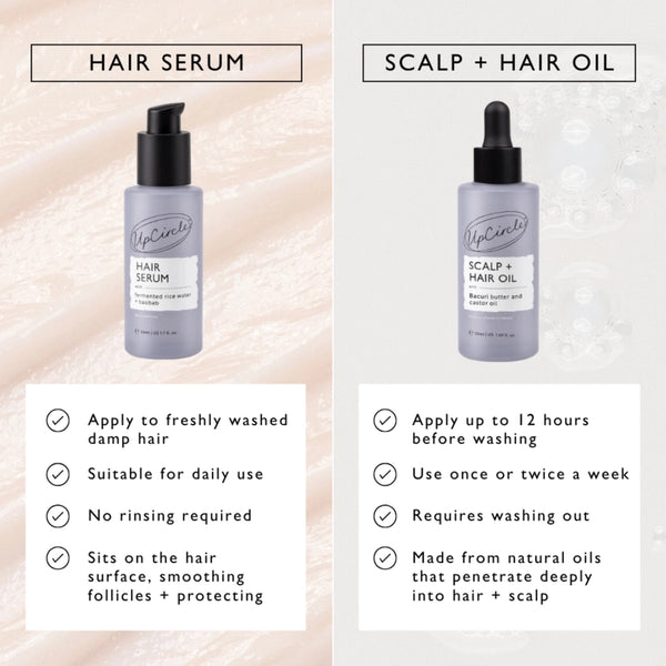Upcircle Fermented Rice Water & Heat Protection Hair Serum