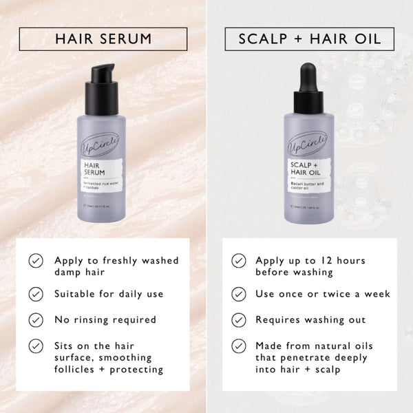 Upcircle Scalp + Hair Oil with Bacuri Butter + Castor Oil