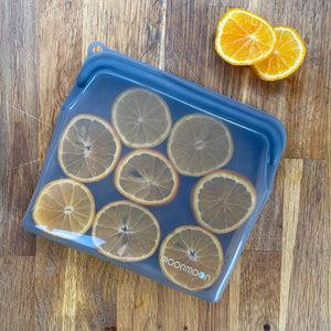 Moonmoon Reusable Silicone Food Bags Large - x2 Pack