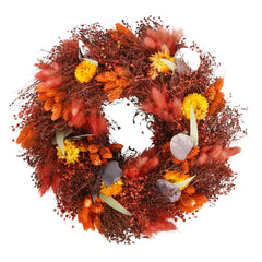 Wildflowers by Floriette Dried Flower Wreath - Terra