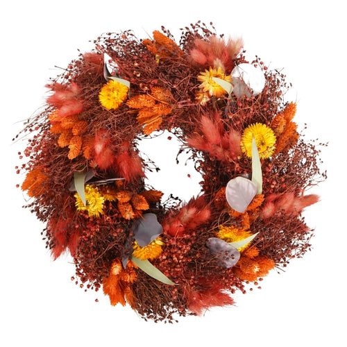 Wildflowers by Floriette Dried Flower Wreath - Terra