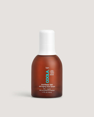 Coola Organic Sunless Tan Anti-Aging Face Serum - Glass Bottle