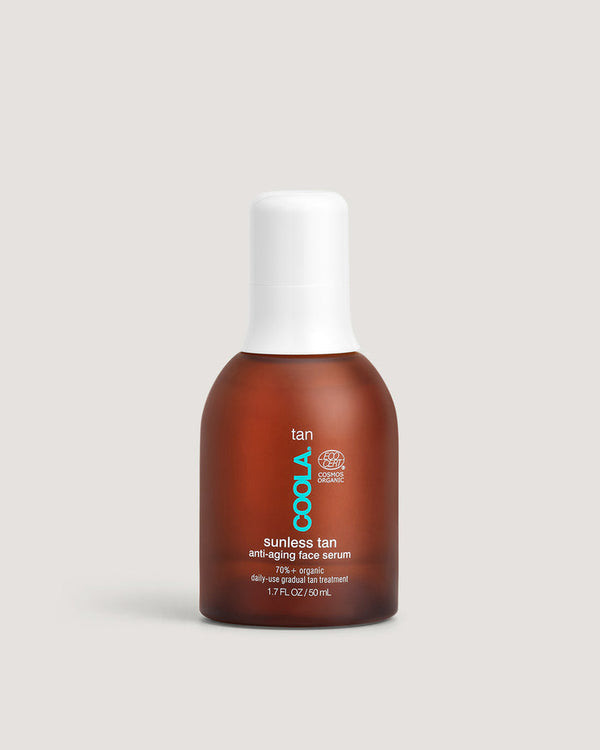Coola Organic Sunless Tan Anti-Aging Face Serum - Glass Bottle