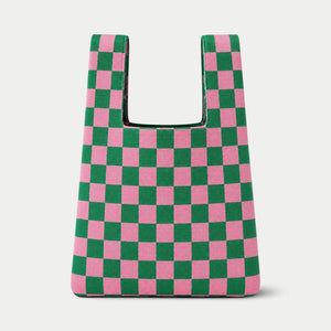 TOKEII Knitted Reusable Bag Medium - Recycled Polyester & Cotton Yarn