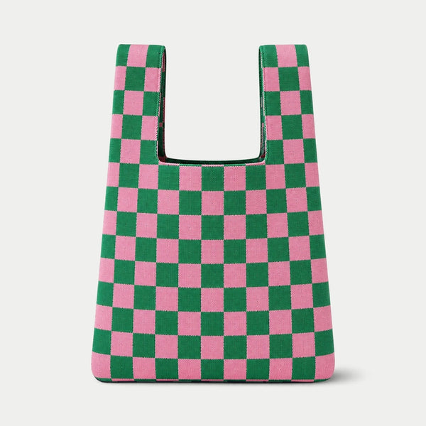 TOKEII Knitted Reusable Bag Medium - Recycled Polyester & Cotton Yarn