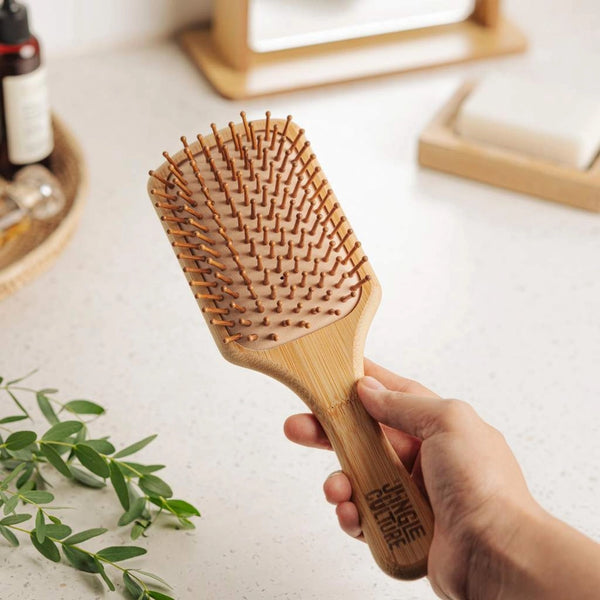 Jungle Culture Bamboo Paddle Hairbrush