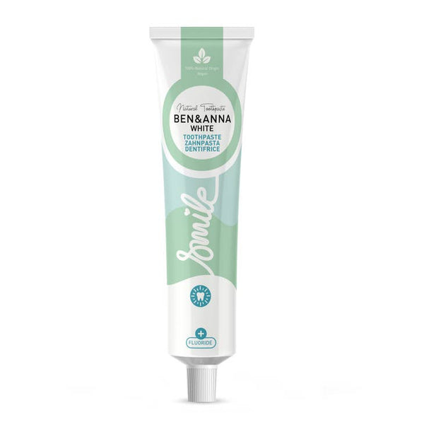 Ben & Anna Toothpaste Tube 75ml with Fluoride - Peppermint