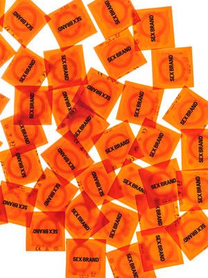 SEX BRAND™ Ultra Thin Vegan Condoms -x10 Pack