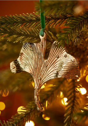 Namaste Botanical Leaf Christmas Tree Decoration - x8 Pack