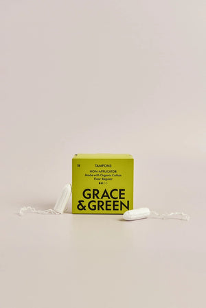 Grace & Green Non-Applicator Organic Tampons