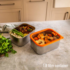Elephant Box Prepare & Store Containers Orange