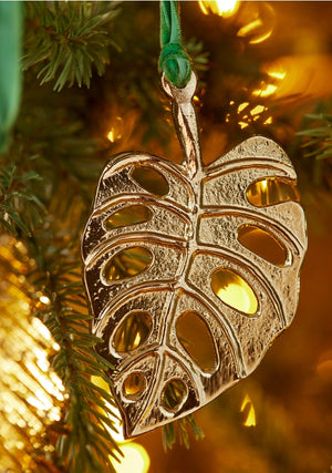 Namaste Botanical Leaf Christmas Tree Decoration - x8 Pack