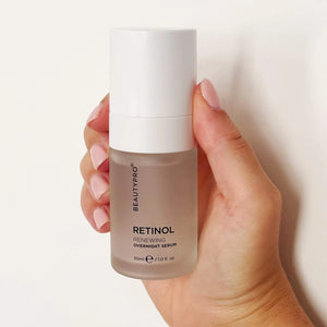 BEAUTYPRO Vegan & Water Free Overnight Serum 30ml - Retinol Anti-Ageing & Acne Care