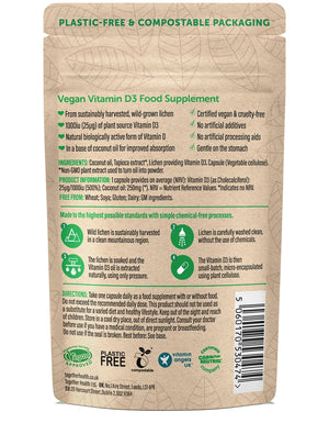 Together Health Vitamin D3 Vegan & Organic Supplement x30 – Compostable Packet