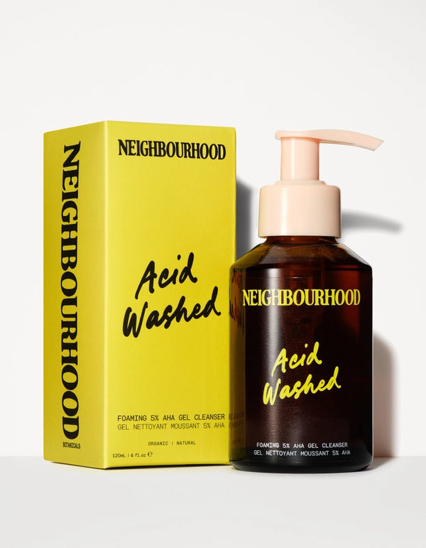 Neighbourhood Botanicals 'acid Washed' Foaming 5% Aha Gel Cleanser - 120ml