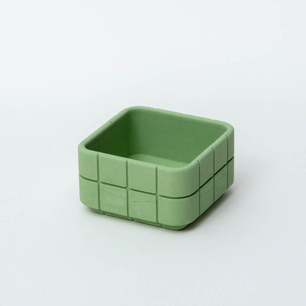 Block Design Handmade Eco Friendly Jesmonite Tile Square Pot