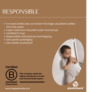 One Green Bottle Stainless Steel Baby Bottle 150ml