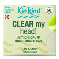 KinKind Anti Dandruff Conditioner Bar 50g - for Flaky Scalp