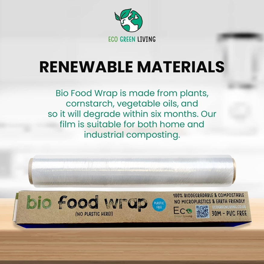 Eco Green Living Certified Compostable Bio Cling Film