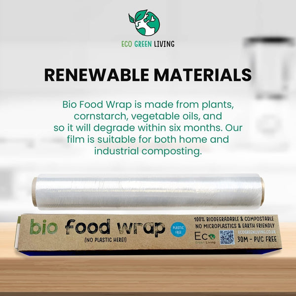 Eco Green Living Certified Compostable Bio Cling Film