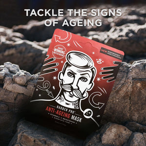 BARBERPRO 100% Compostable Sheet Face Mask for Men - Anti-Ageing