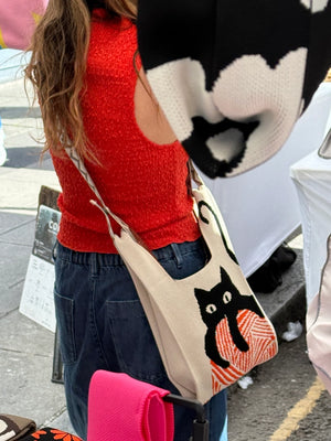 TOKEII Knitted Reusable Bag Medium - Recycled Polyester & Cotton Yarn