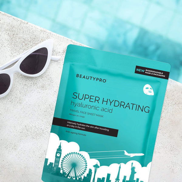 BEAUTYPRO 100% Compostable Sheet Face Mask - Super Hydrating Travel Face Sheet Mask