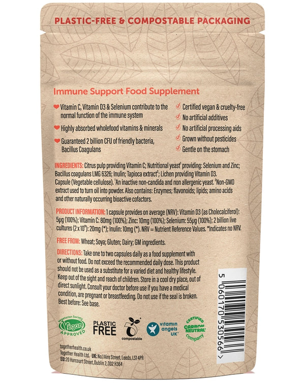 Together Health Immune System Vegan & Organic Supplement x30 – Compostable Packet