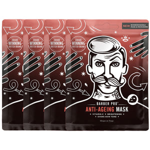 BARBERPRO 100% Compostable Sheet Face Mask for Men - Anti-Ageing