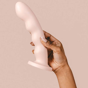 The Natural Love Company Dill Ribbed Dildo with Suction Cup