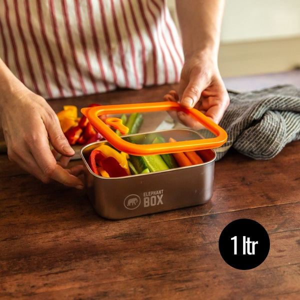 Elephant Box Prepare & Store Containers Grey