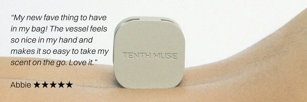 TENTH MUSE Solid Perfume Refillable Metal Vessel