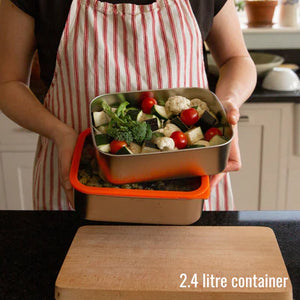 Elephant Box Prepare & Store Containers Orange